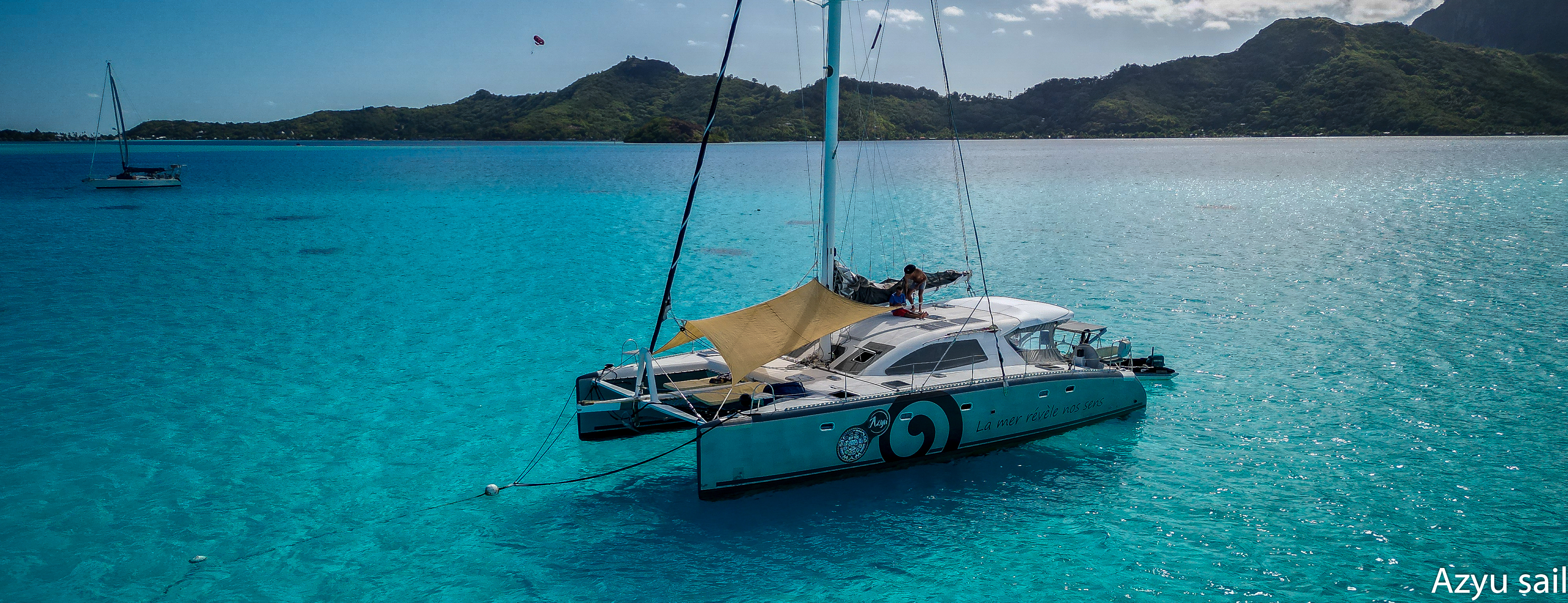 Default Wing foil Kite foil in French Polynesia Raiatea Tahaa and Bora bora