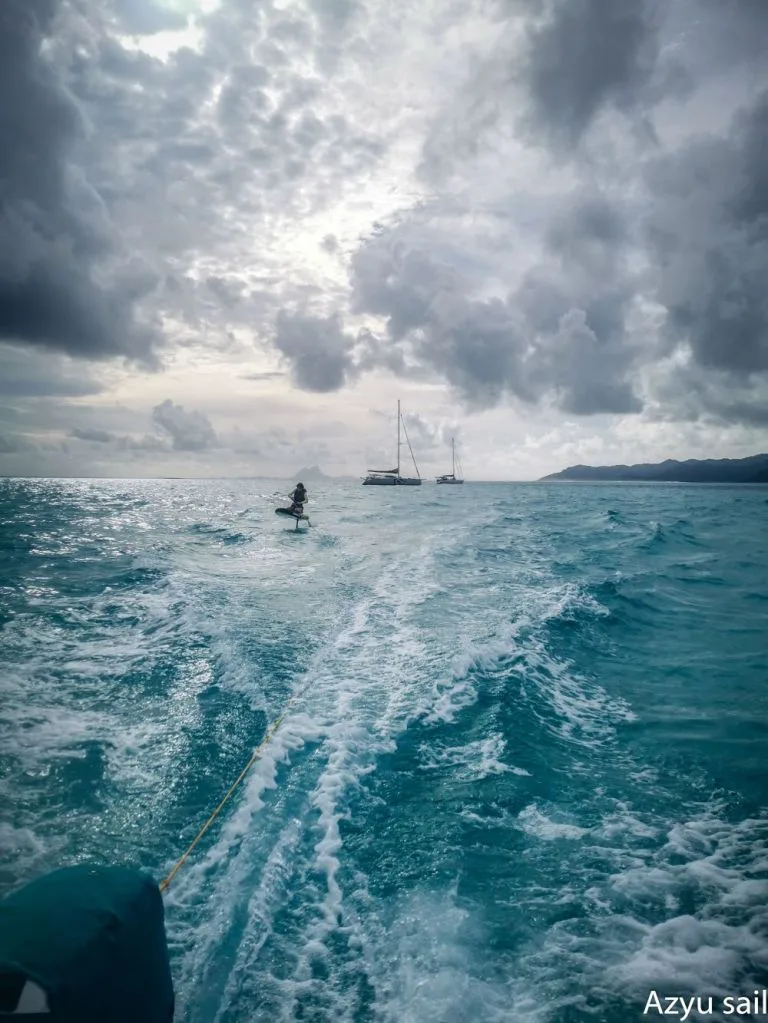 Raiatea apooiti motu miri2021782   Croisière Wing foil Sur Azyu