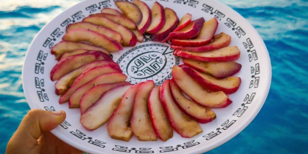 Recette pommeeau2   Ma Recette De Carpaccio Aux Pommes Deau