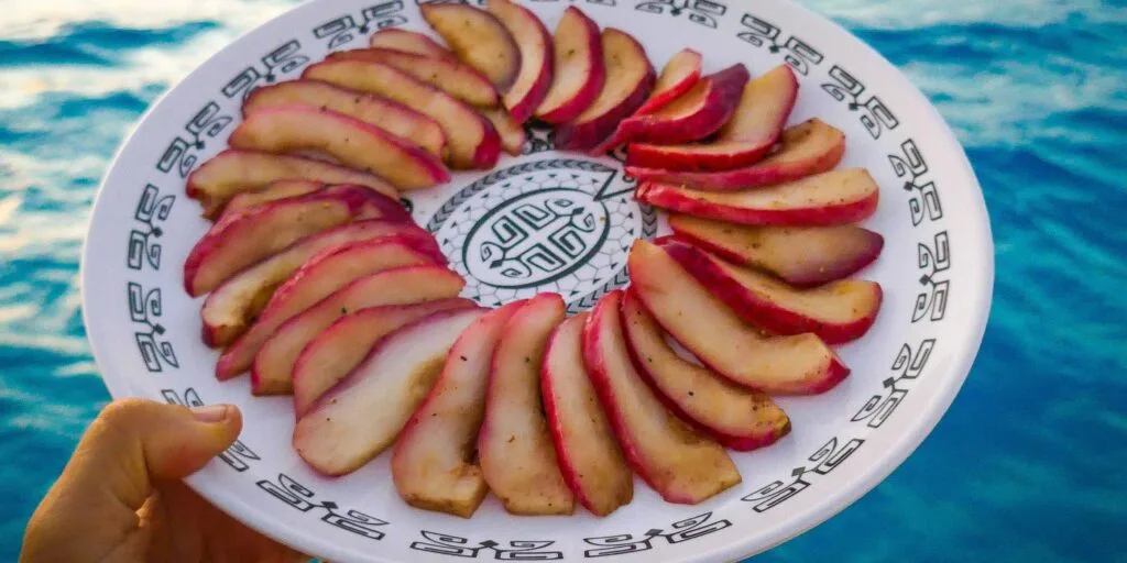 Recette pommeeau2   Ma Recette De Carpaccio Aux Pommes Deau